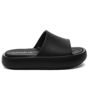 J/SLIDES Black Slide Sandals